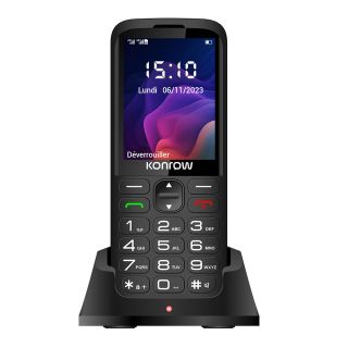 KONROW KONROW SENIOR 280 NEXT 4G DS 2,8 Bluetooth +Dock de charge * Rouge nwrtz